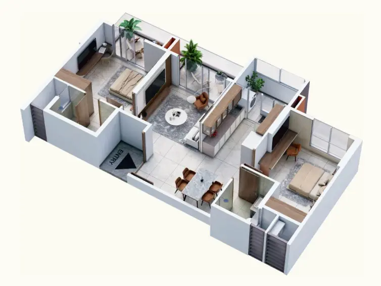 Isometric Architectural Layout