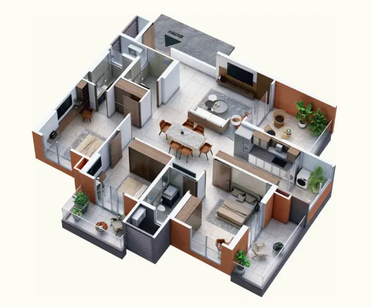 Isometric Architectural Layout
