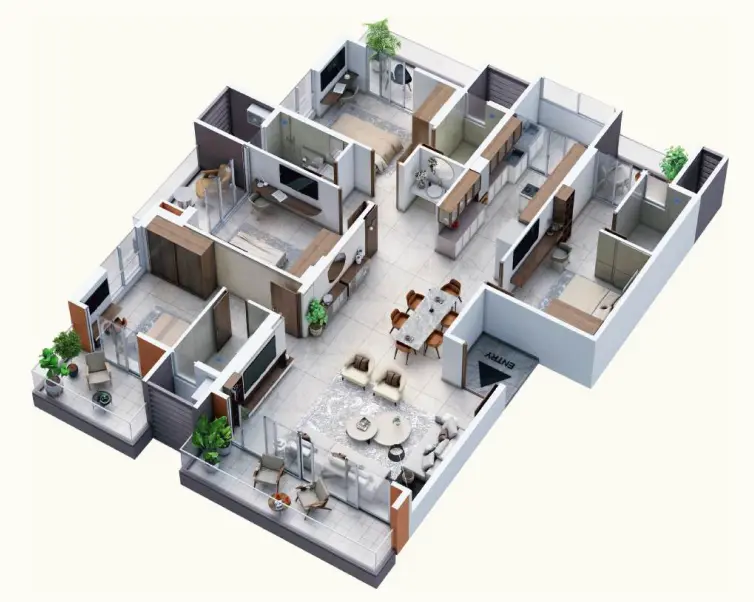 Isometric Architectural Layout